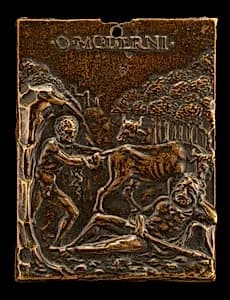 Cacus Stealing the Oxen of Hercules by Moderno
