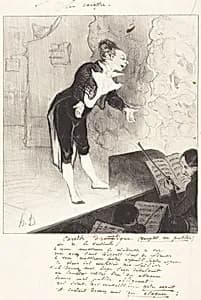 Carotte dramatique by Honoré Daumier