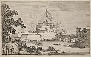 Castel Sant'Angelo, Rome by Stefano Della Bella