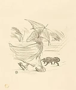 Ce que dit la pluie by Henri de Toulouse-Lautrec