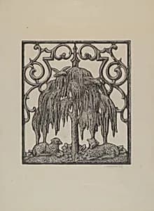 Cemetary Gate by Austin L. Davison