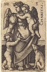 Charitas (Charity) by Sebald Beham