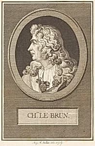 Charles Le Brun by Augustin de Saint-Aubin