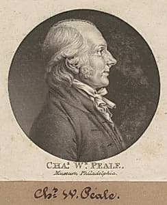 Charles Willson Peale by Charles B. J. Févret de Saint-Mémin
