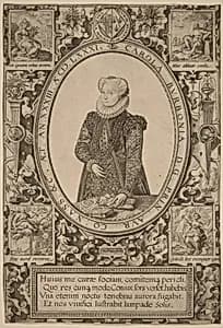 Charlotte of Bourbon by Hendrik Goltzius
