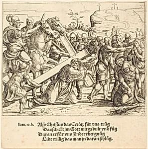 Christ Carrying the Cross by Augustin Hirschvogel