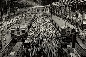 Church Gate Station, Bombay, India, 1995
