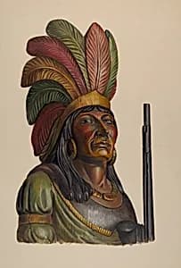 Cigar Store Indian by Walter Hochstrasser
