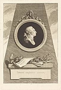 Comte de Buffon by Augustin de Saint-Aubin after Piat Joseph Sauvage