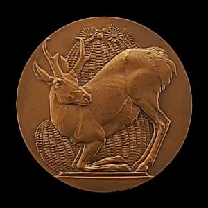Portrait of Gertrude K. Lathrop (designer), Medallic Art Company (manufacturer)