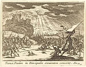 Conversion of Paul by Jacques Callot