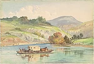 Crossing the James River by British 19th Century