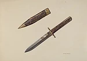 Dagger and Sheath by Michael Rekucki