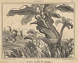 Dernière élévation de soulouque by Honoré Daumier