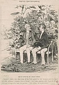 Deux ex capacité de l'ancien régime by Honoré Daumier