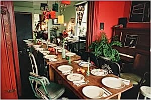 Dinner at Fountain Street House