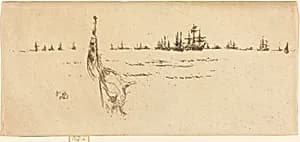 Dipping the Flag by James McNeill Whistler