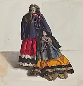 Dolls (Apache Women) by Jane Iverson