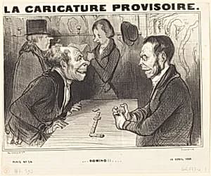 Domino!! by Honoré Daumier