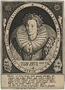Elizabeth, Queen of England by Crispijn de Passe I