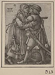 Embracing Couple