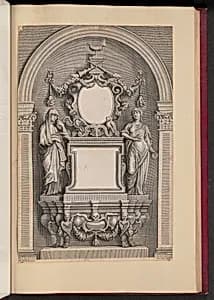 Epitaph of Rubens by Petrus Clouet after Sir Peter Paul Rubens