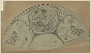 Fan Design [recto] by Lovis Corinth
