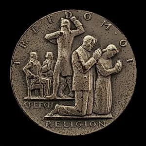 Freedom of Speech and Religion [obverse]