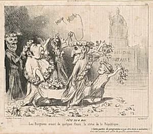 Fête du 4 Mai by Honoré Daumier