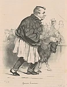 Garçon brasseur... by Honoré Daumier
