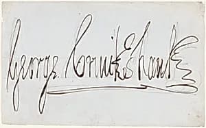 George Cruikshank (decorative signature) by George Cruikshank