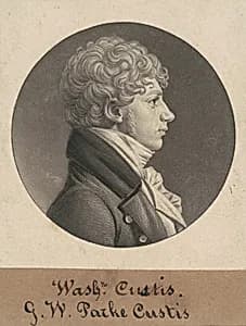 George Washington Parke Custis by Charles B. J. Févret de Saint-Mémin