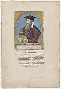 Gerard Mercator by Franz Hogenberg