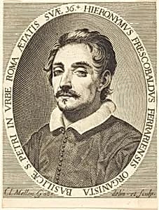 Girolamo Frescobaldi by Claude Mellan