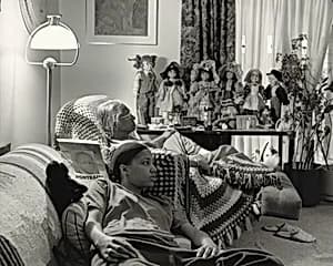 Grandma Ruby and Me in Her Livingroom
