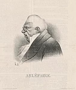 Harlé Père, en buste by Honoré Daumier