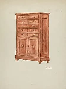 "Highboy" (Chest of Drawers) by Edith Towner