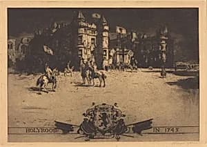 Holyrood in 1745 by David Young Cameron