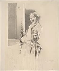 Portrait of Mark Karnes after Jean-Auguste-Dominique Ingres