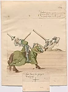 Italian Joust of Peace by German 16th Century