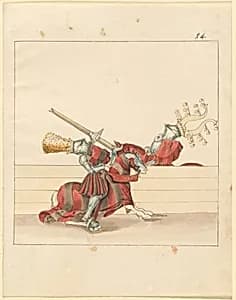 Italian Joust of Peace by German 16th Century