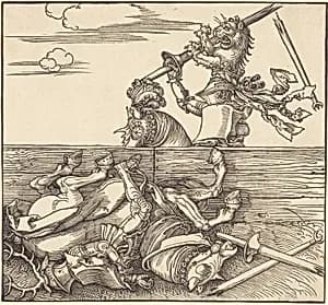 Italian Joust of Peace by Albrecht Dürer