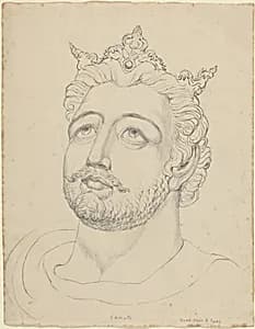 King Canute by William Blake