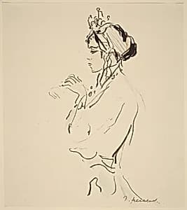 Portrait of Gerda Mikhailova Nemenova