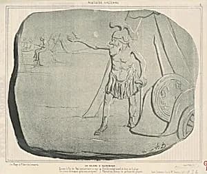 La colére d'Agamemnon by Honoré Daumier