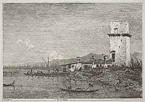 La Torre di Malghera by Canaletto
