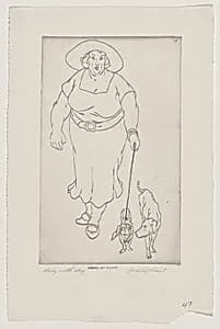 Lady With Dog