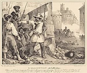 L'Allocution, 20 juillet, 1830 by Nicolas-Toussaint Charlet