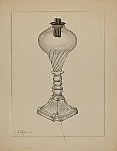 Lamp by Giacinto Capelli