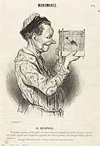 Le Bétophile by Honoré Daumier
